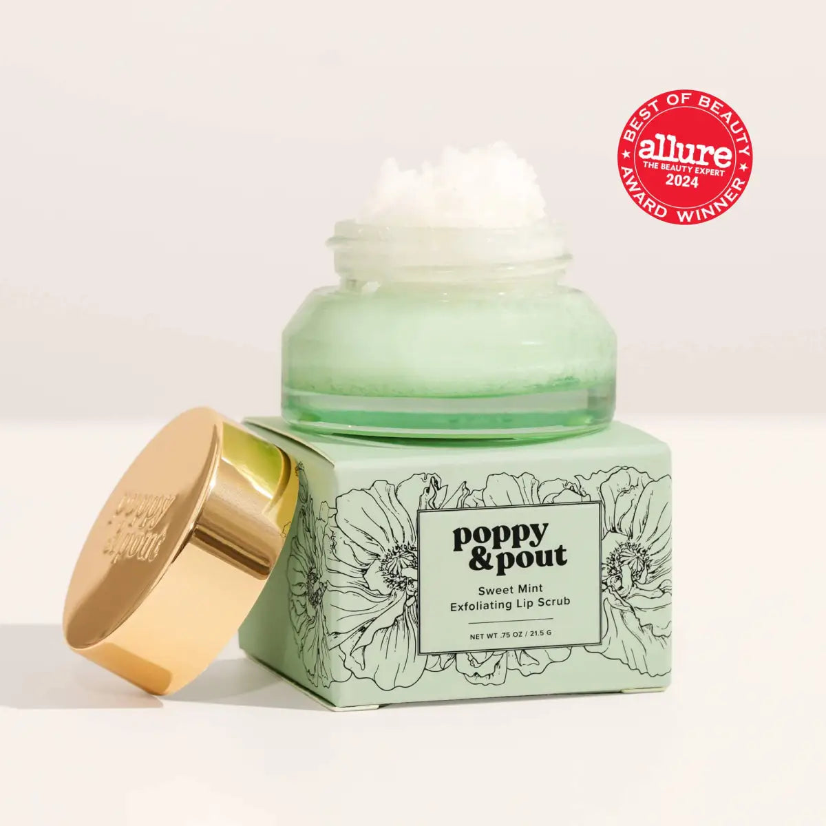 Lip Scrub - Sweet Mint - Poppy & Pout