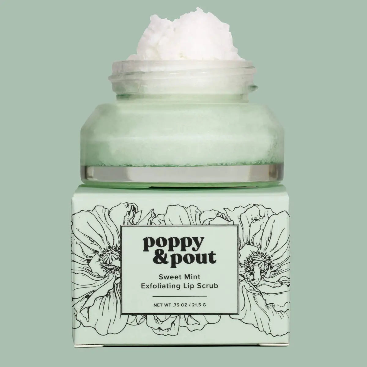 Lip Scrub - Sweet Mint - Poppy & Pout