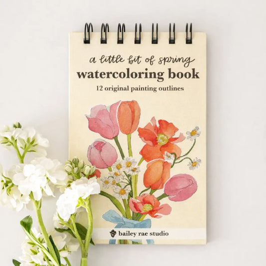 Watercolor Workbook - Spring - bailey rae studio