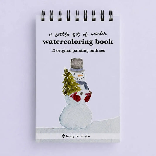 Watercolor Workbook - Winter - bailey rae studio