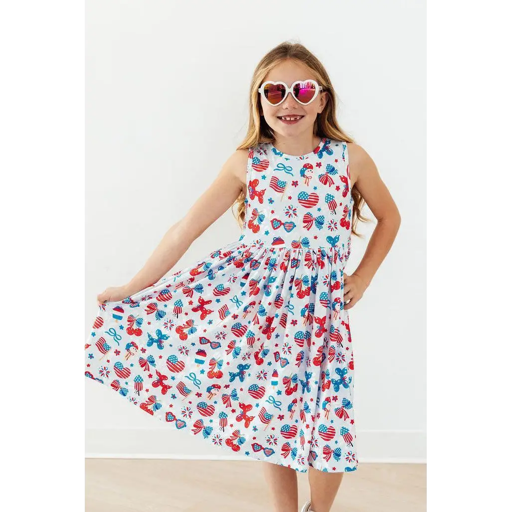 Tank Twirl Dress - Little Miss Liberty - America Patriotic - Mila & Rose ®
