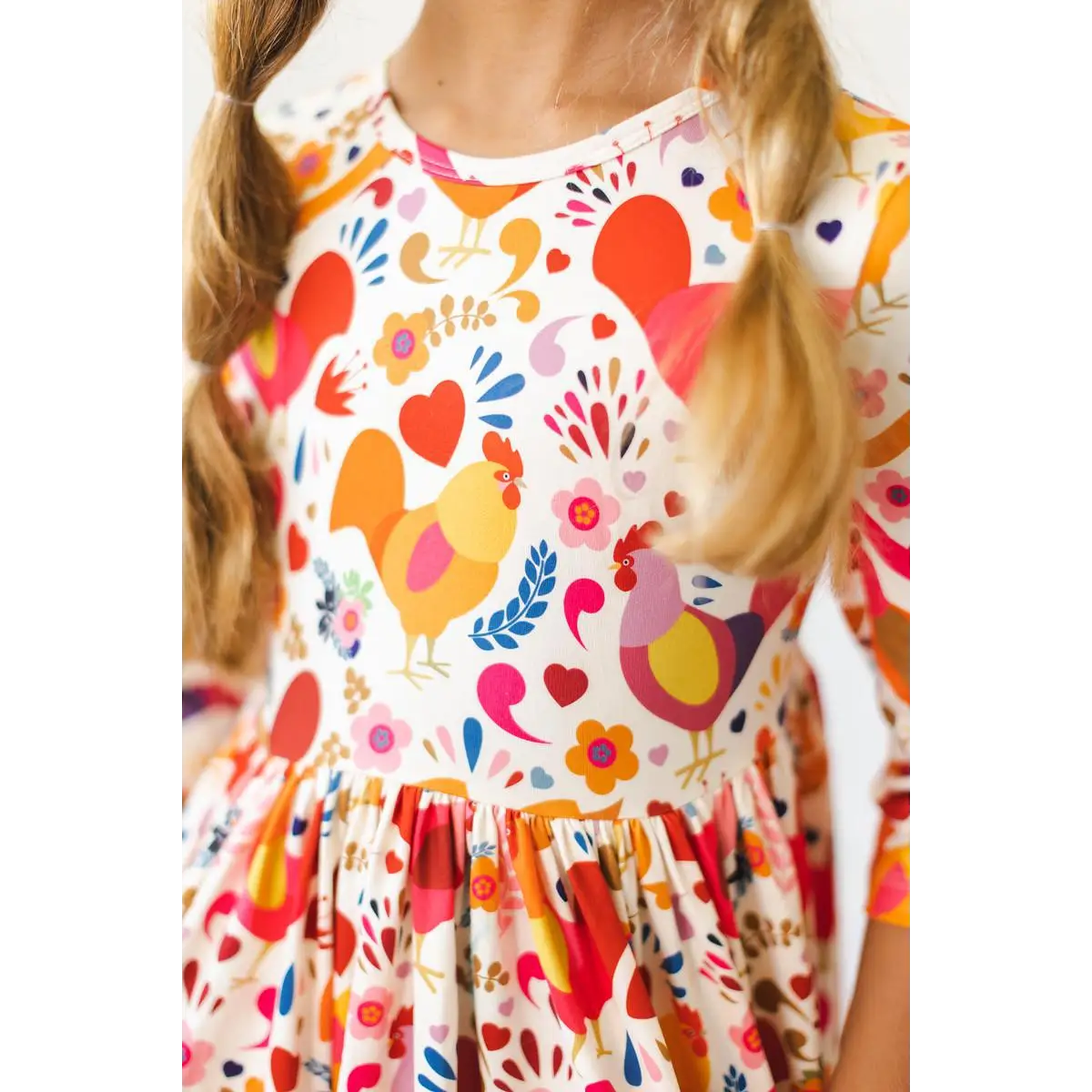 Pocket Twirl Dress - Little Red Hen - Mila & Rose ®