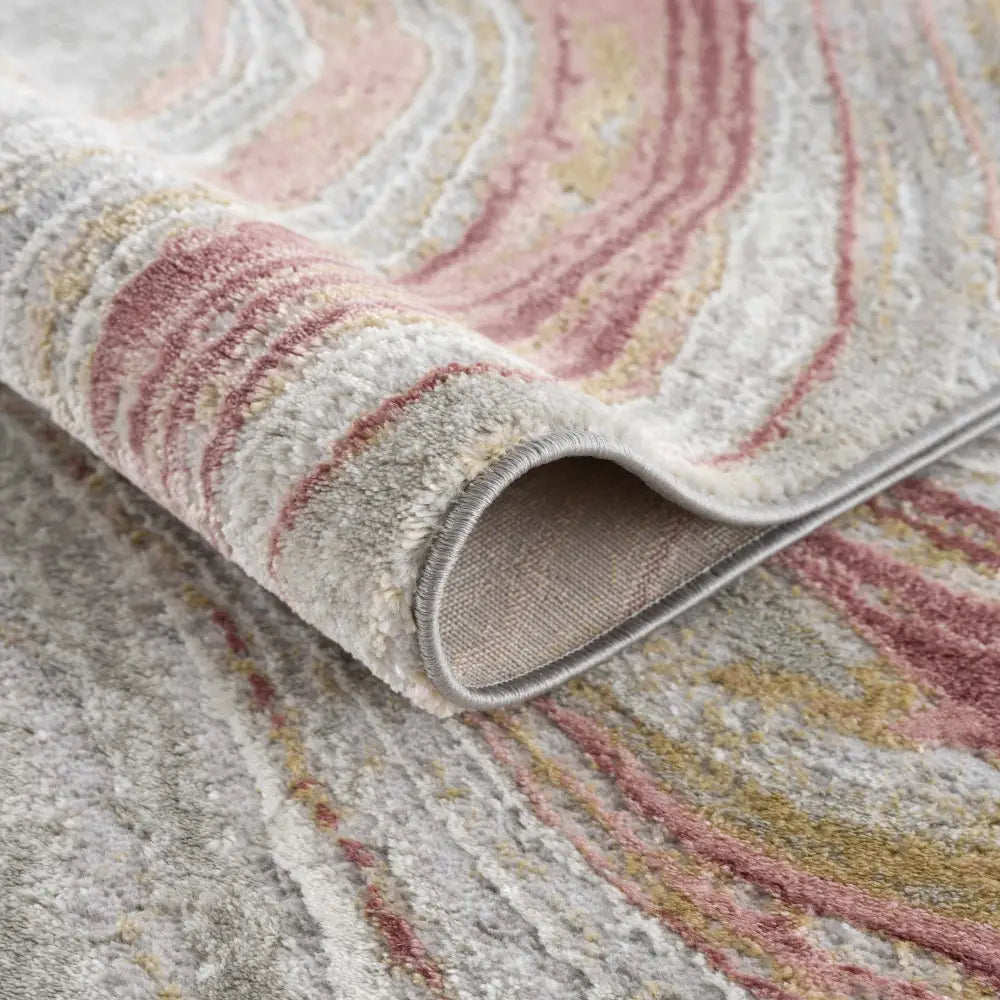 Live Marble Pink Area Rug - Boutique Rugs
