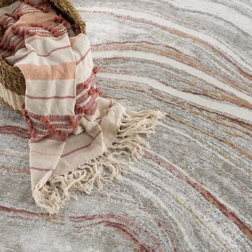 Live Marble Pink Area Rug - Boutique Rugs