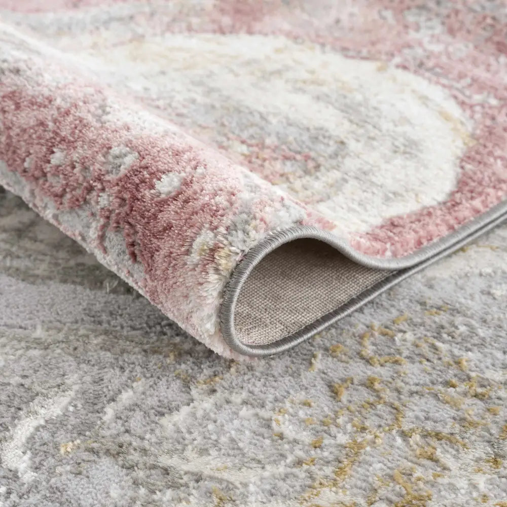 Lively Marble Pink Area Rug - Boutique Rugs