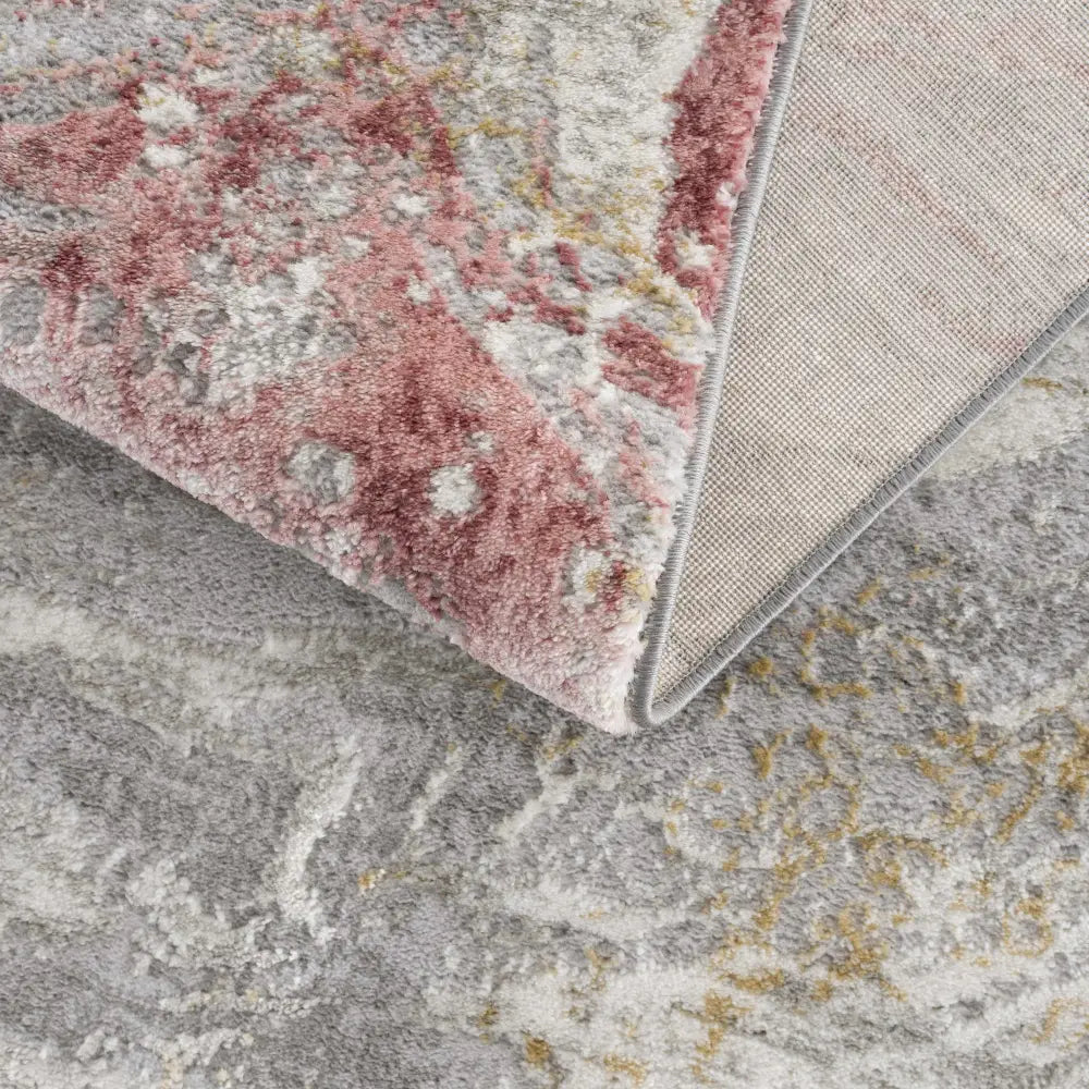 Lively Marble Pink Area Rug - Boutique Rugs