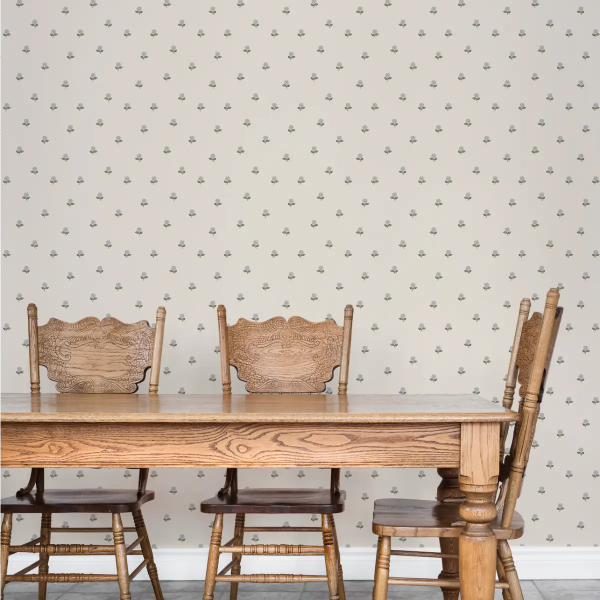 Liz Wallpaper - Hydrangea Flowers - Loomwell Home Goods