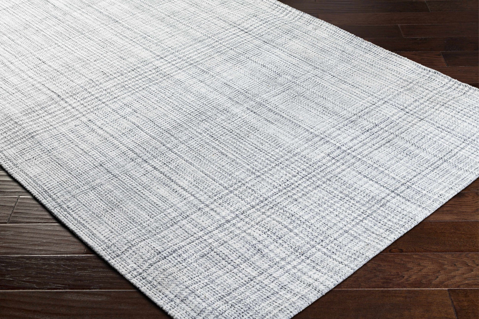 Gray Woven Textured Area Rug - Boutique Rugs