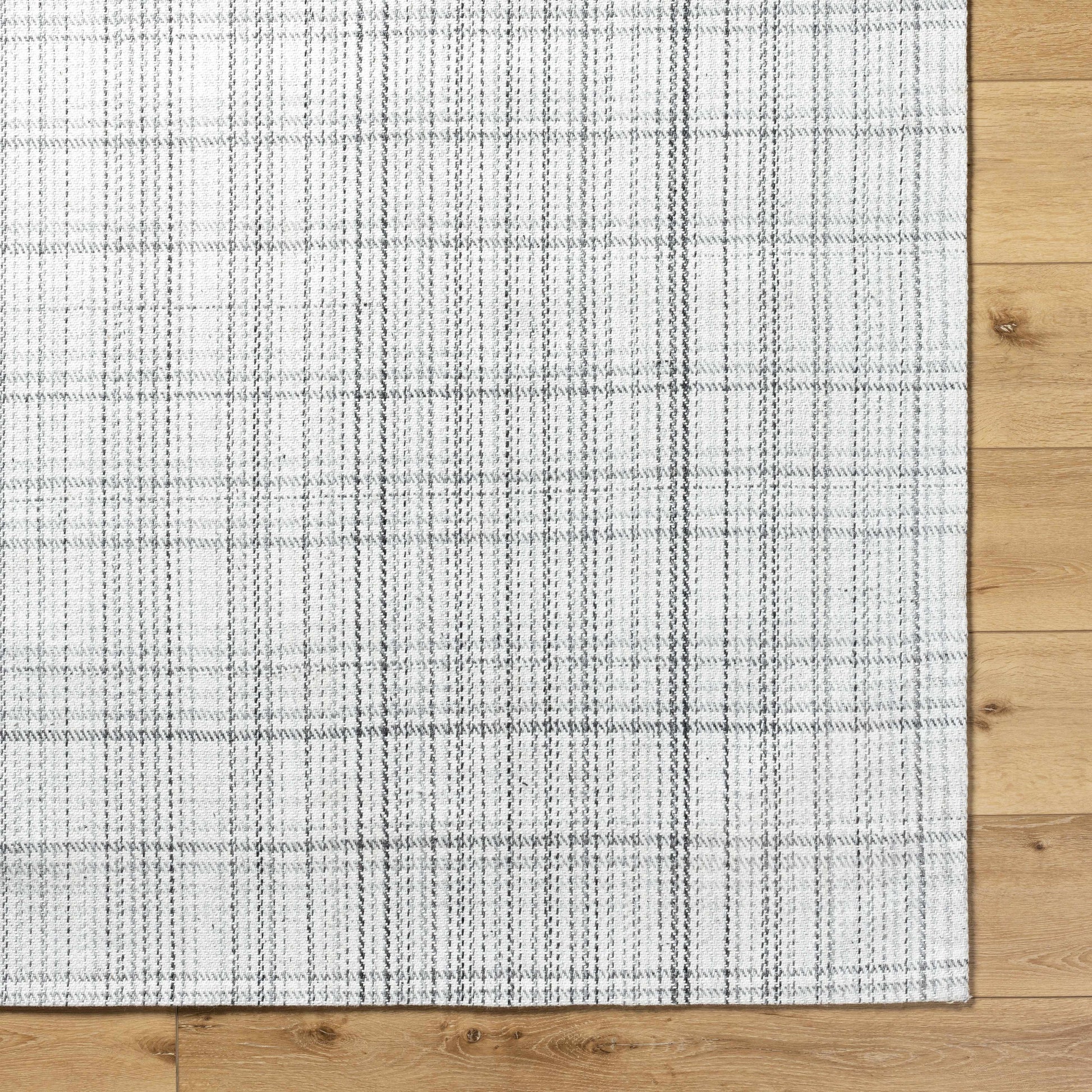 Gray Woven Textured Area Rug - Boutique Rugs