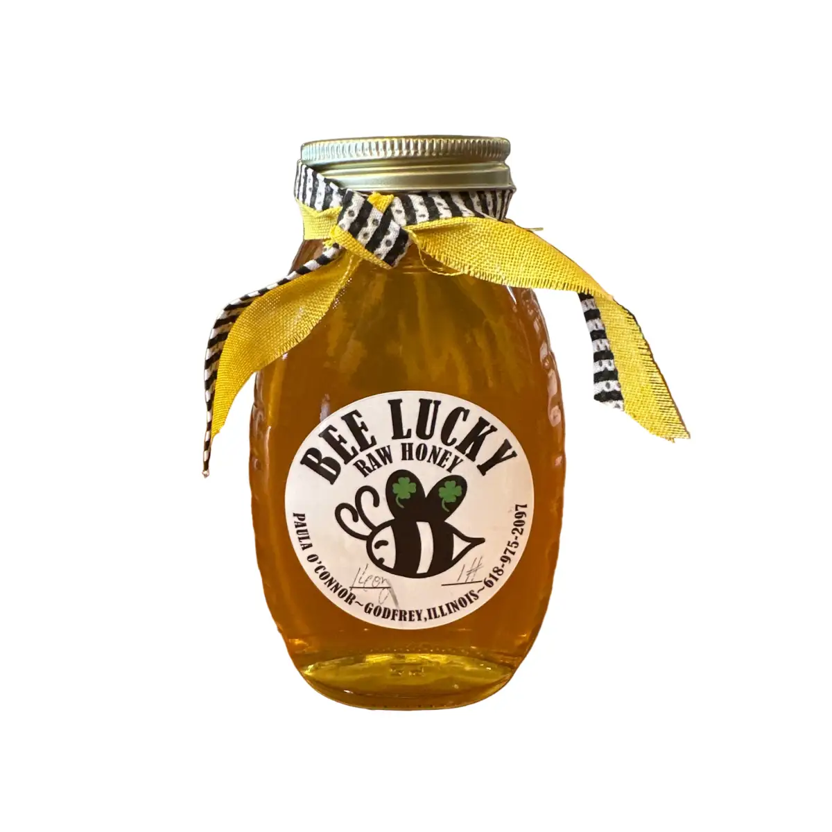 Local Honey - Illinois - Regular / 16 oz / Glass bottle - Bee Lucky Honey