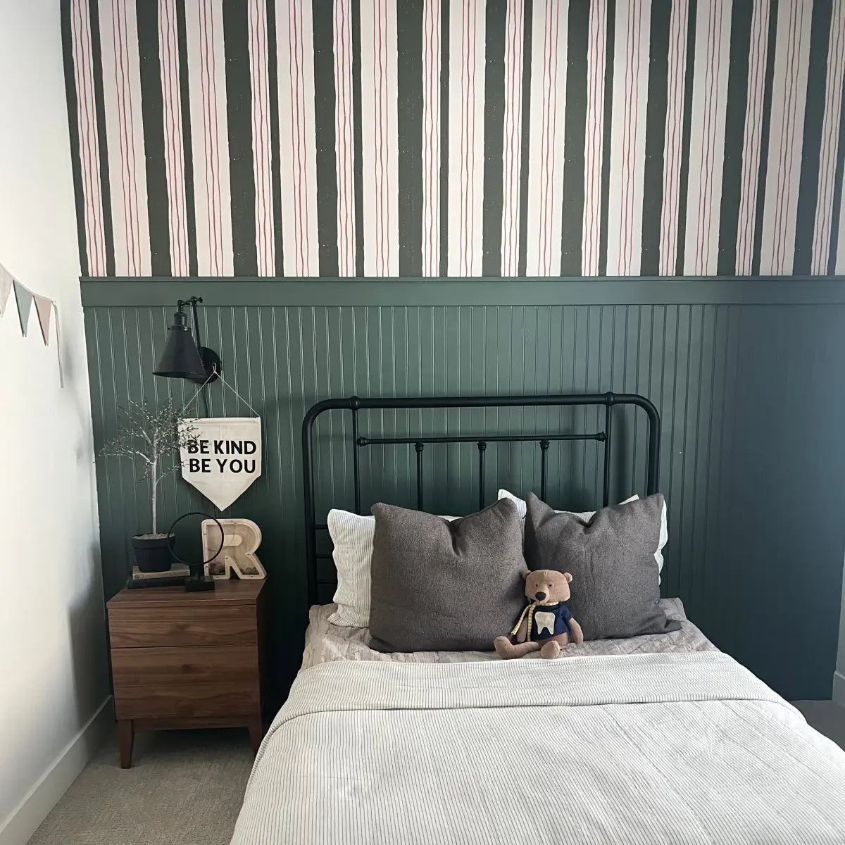 Lodge Wallpaper - Hand Drawn Stripes - by Cassandra Zaniboni - Loomwell Home Goods