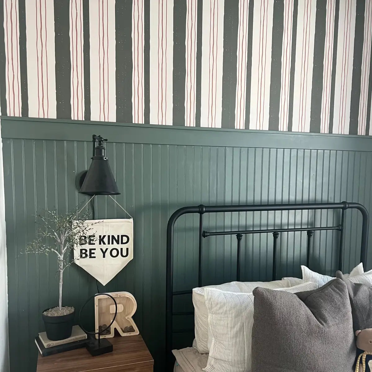 Lodge Wallpaper - Hand Drawn Stripes - by Cassandra Zaniboni - Loomwell Home Goods
