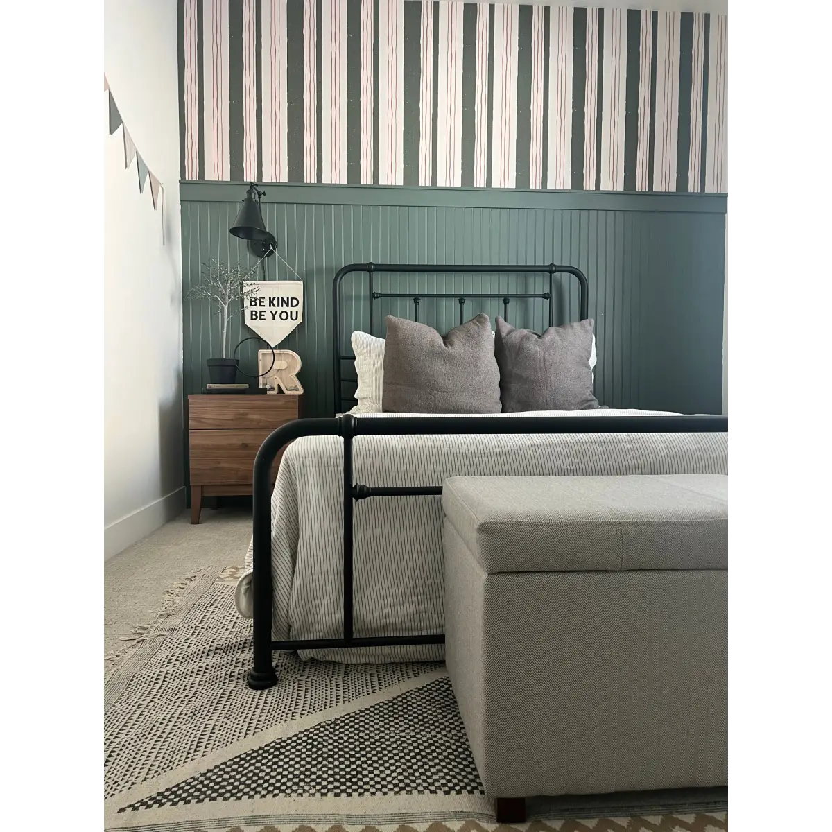 Lodge Wallpaper - Hand Drawn Stripes - by Cassandra Zaniboni - Loomwell Home Goods