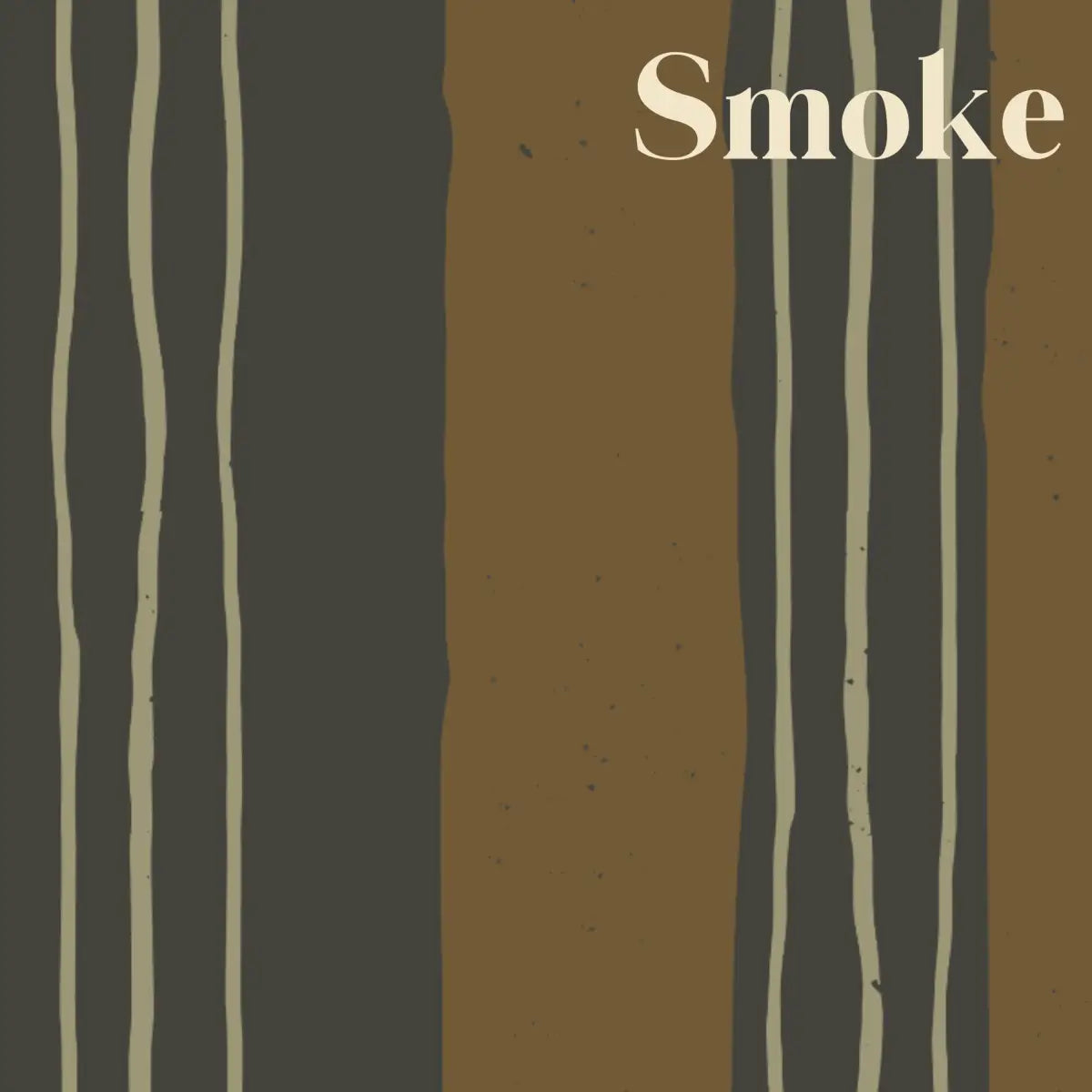 Lodge Wallpaper - Hand Drawn Stripes - by Cassandra Zaniboni - Sample 1 foot by 1 foot / Smoke - Loomwell Home Goods