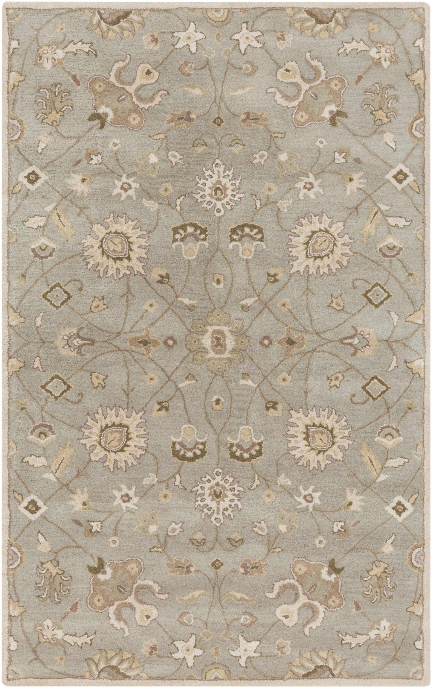 Logville Hand Tufted Light Olive 1121 Area Rug