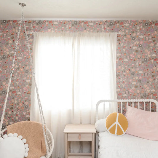 Lollie Wallpaper - Retro Cartoon Things - by Thread Mama - Loomwell Home Goods