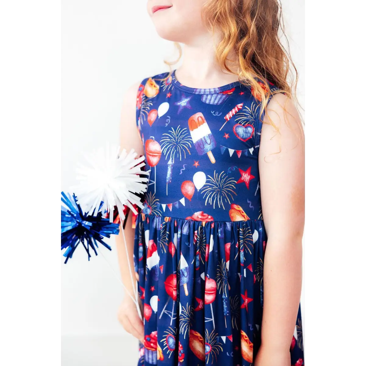 You Look Like the 4th of July Tank Twirl Dress - 6-12M - Mila & Rose ®