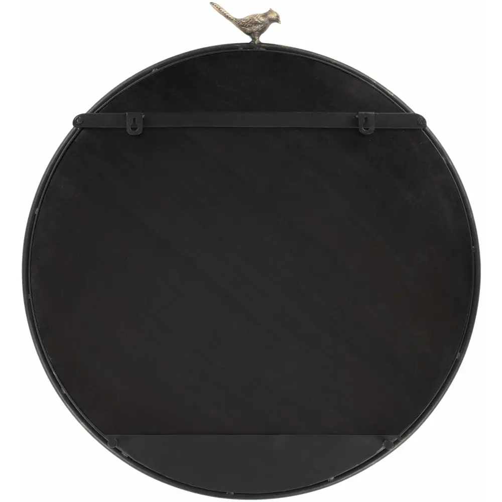 Loughlinstown Gold Frame Round Mirror - 26’’H x 24’’W Round - Boutique Rugs