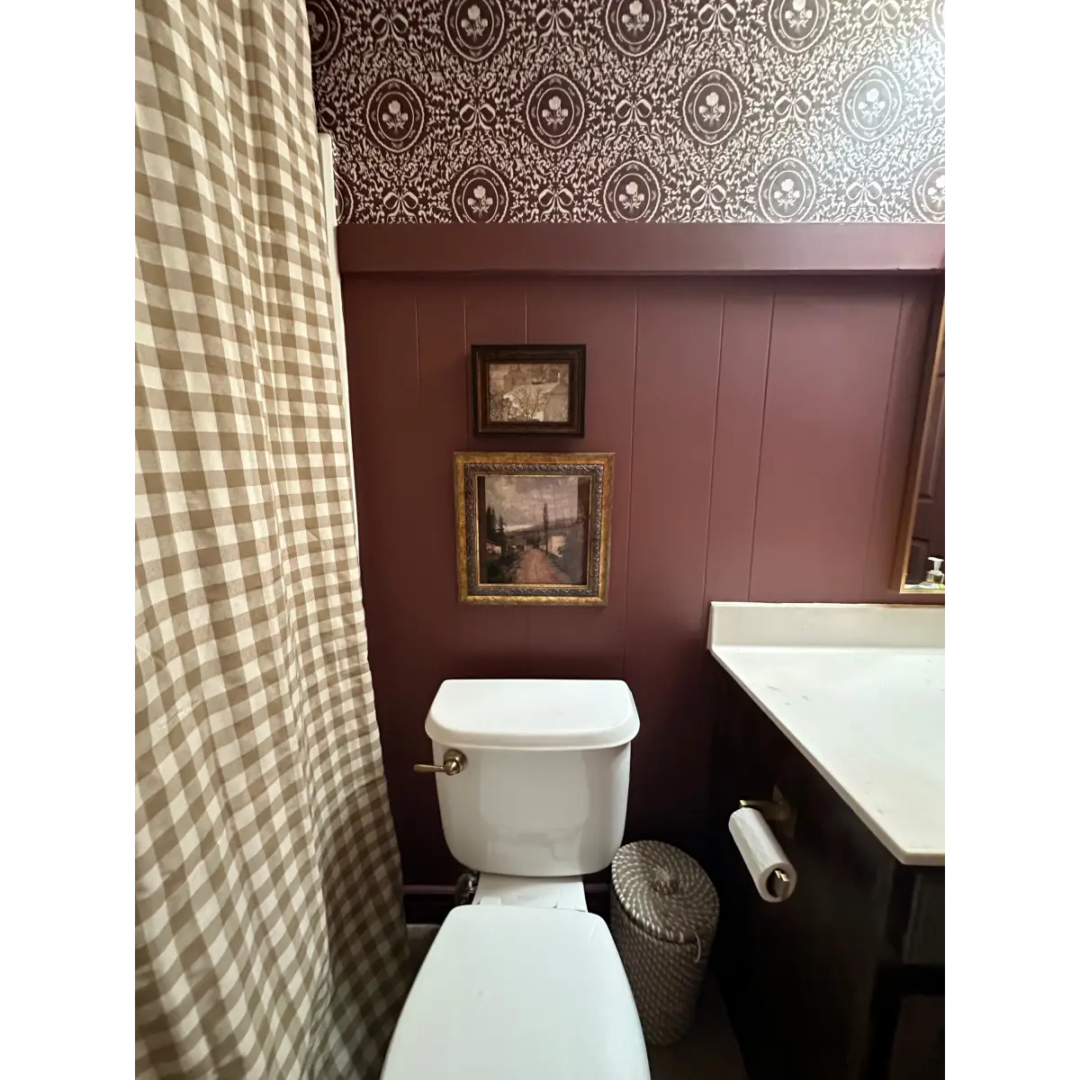Louise Wallpaper - Framed Flowers and Bows - by Ali Anni - Loomwell Home Goods