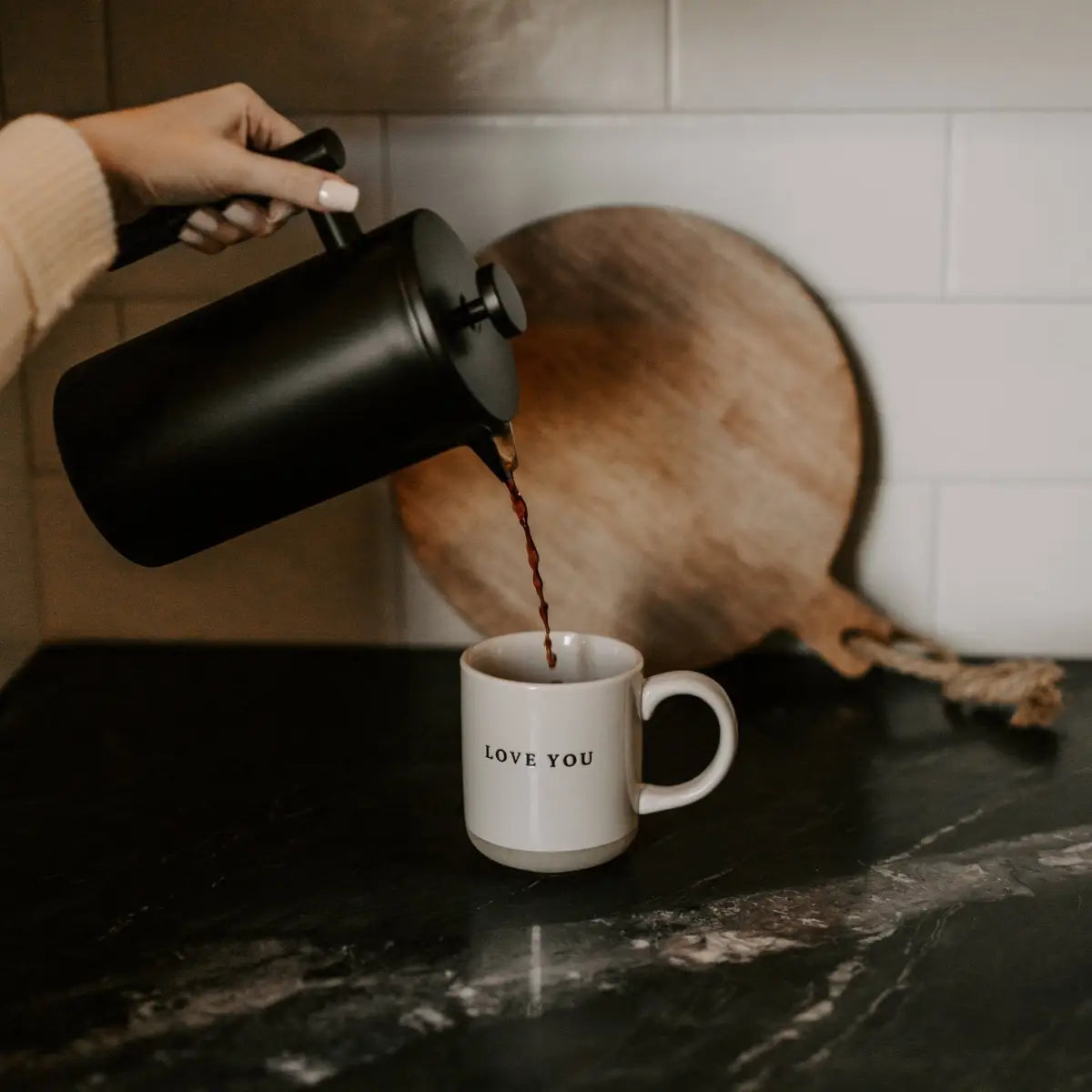 Love You 14oz. Stoneware Coffee Mug - Sweet Water Decor
