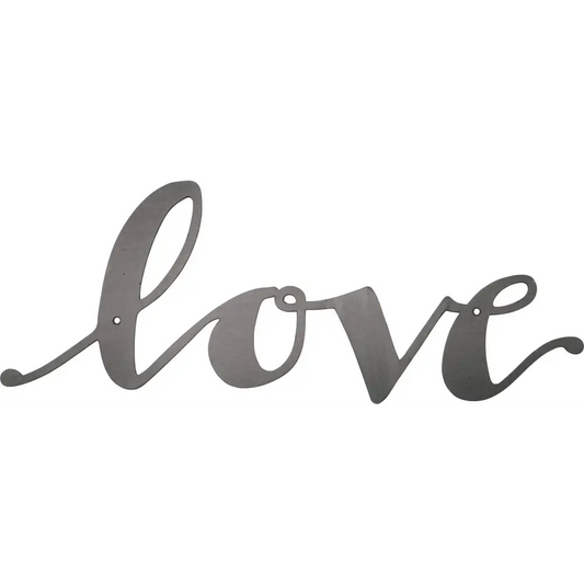 Love - Metal Word Decor - Primitives by Kathy