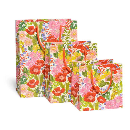 Floral Gift Bag - Our Love Only Grows - Red Cap Cards