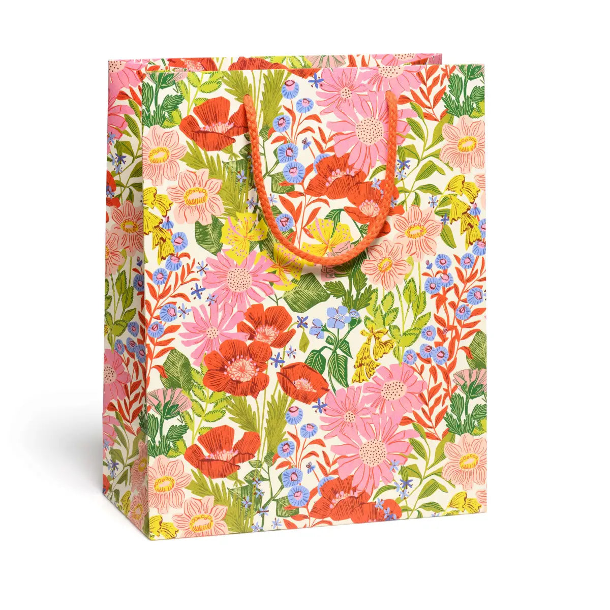Floral Gift Bag - Our Love Only Grows - Large - Red Cap Cards