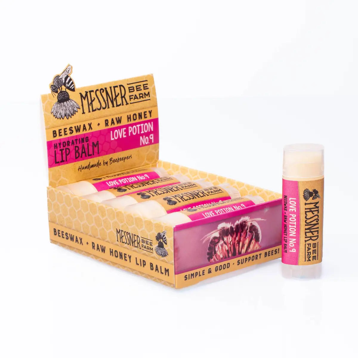 Lip Balm - Love Potion No.9 - Handmade with Beeswax - Messner Bee Farm