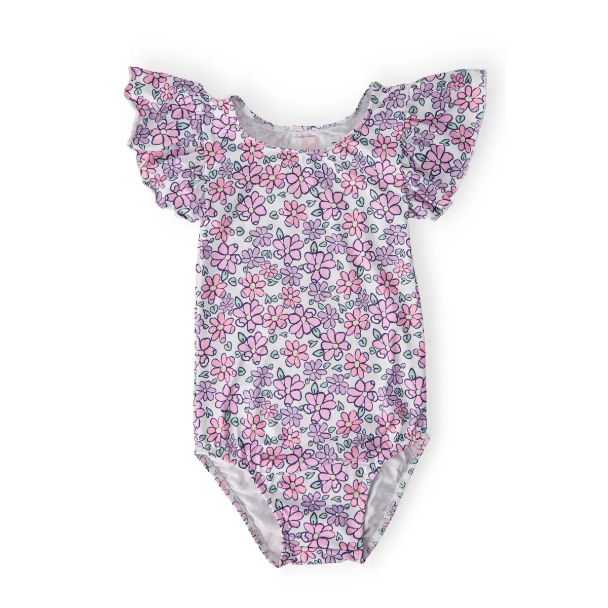 Flutter Sleeve Leotard - Lovely Lavender - 6-12M - Mila & Rose ®