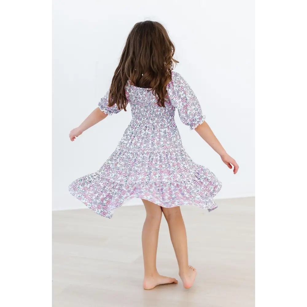 Lovely Lavender Smocked Ruffle Dress - Mila & Rose ®