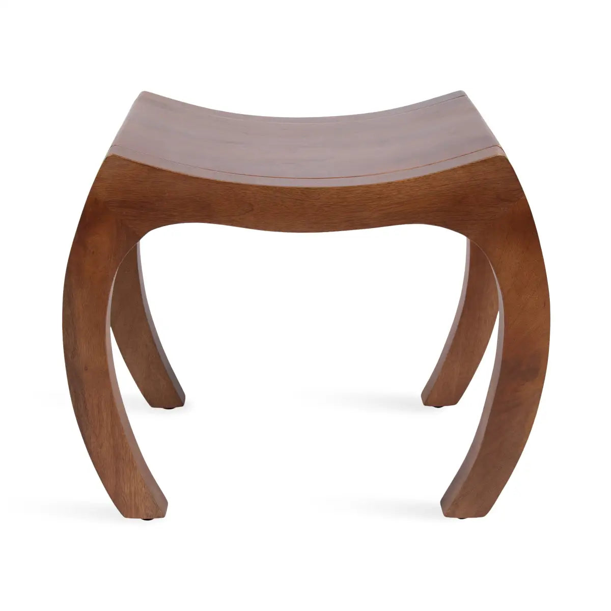 Loviisa Modern Wood Ottoman and Stool - kateandlaurel