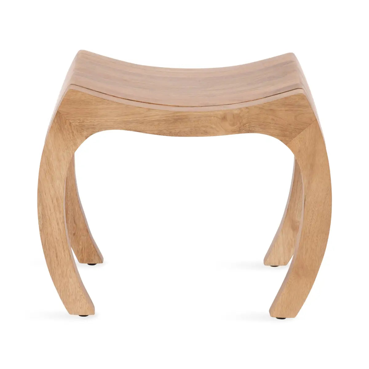 Loviisa Modern Wood Ottoman and Stool - kateandlaurel