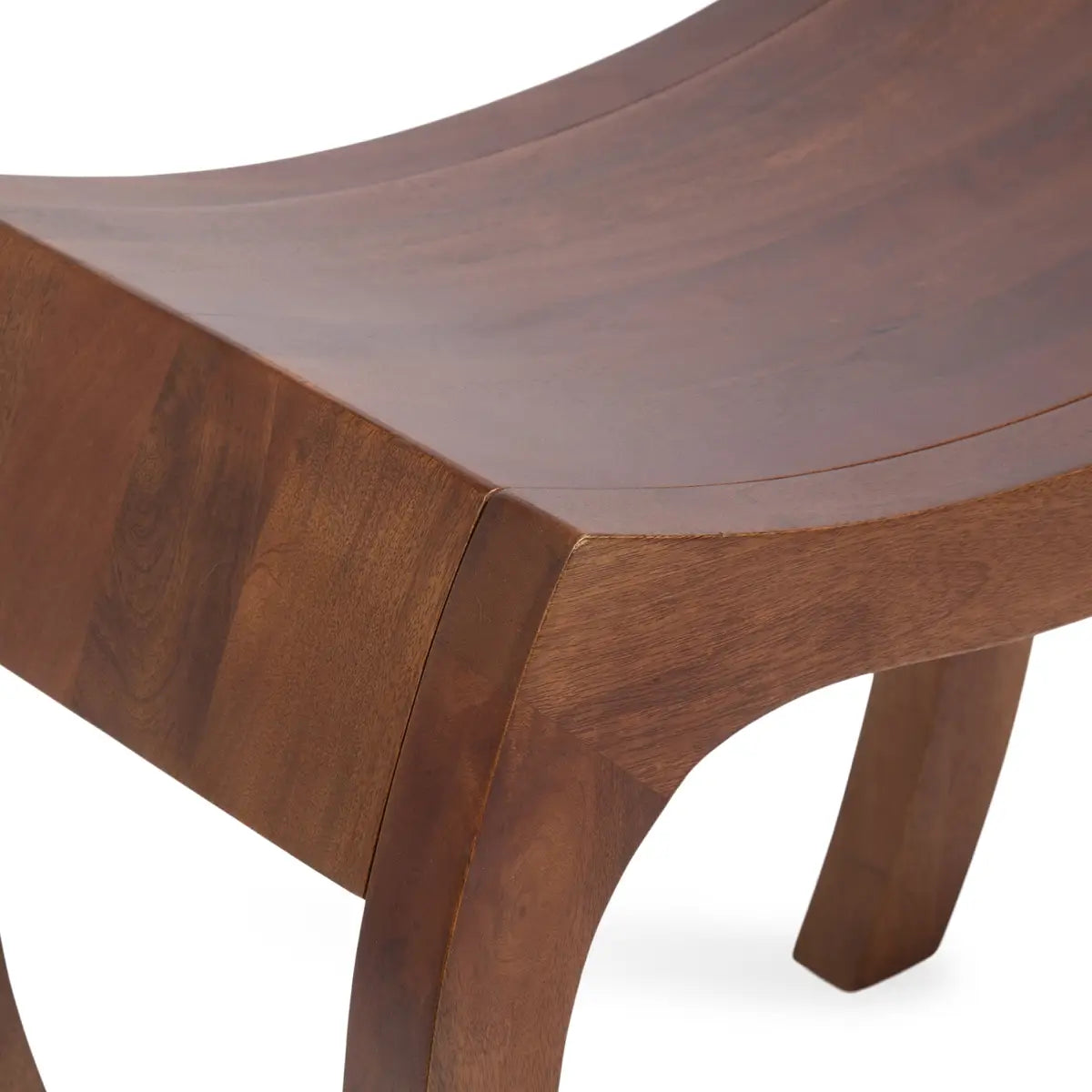 Loviisa Modern Wood Ottoman and Stool - kateandlaurel