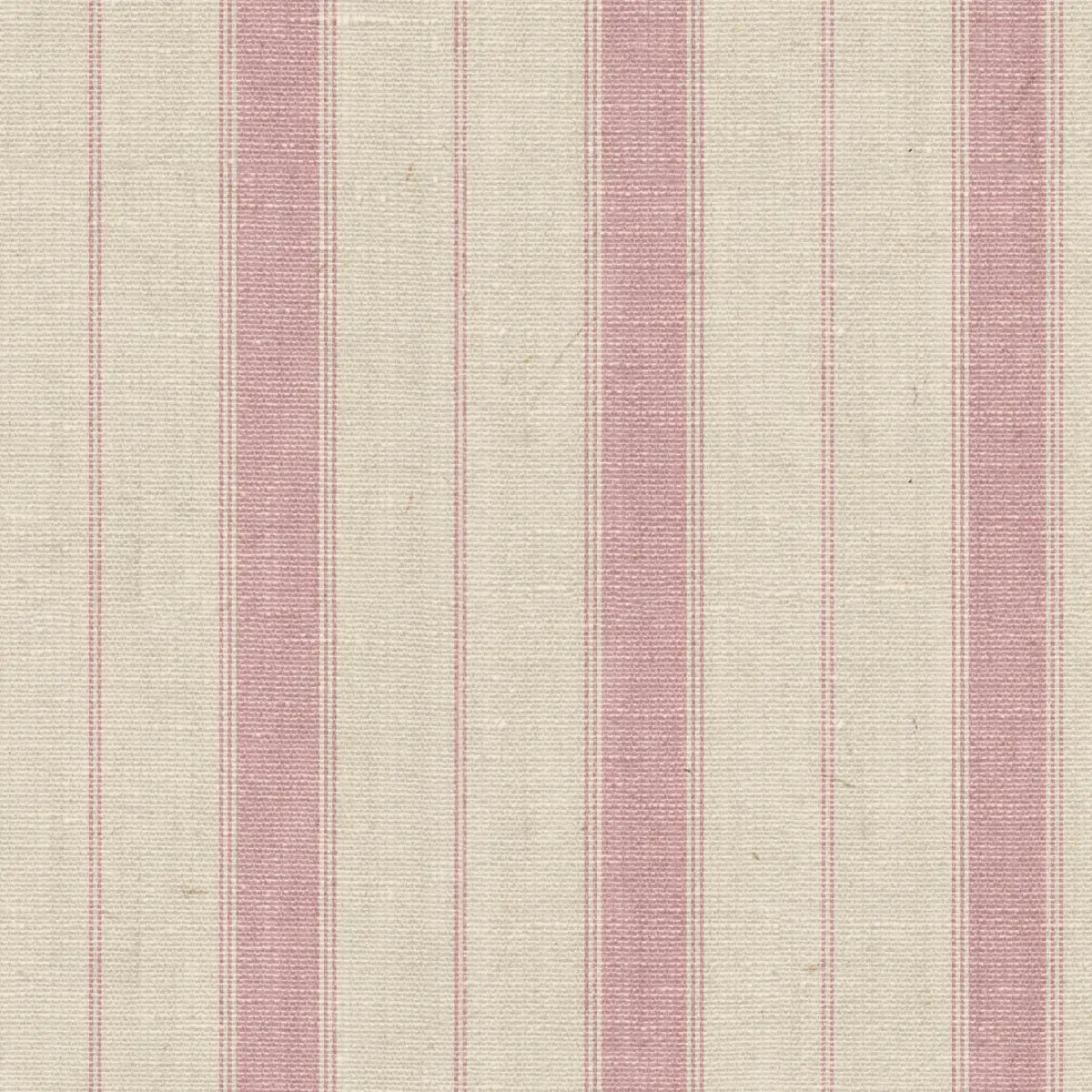 Lowen Wallpaper - French Linen Stripe - Sample 1 foot by 1 foot / Pink - Loomwell Home Goods