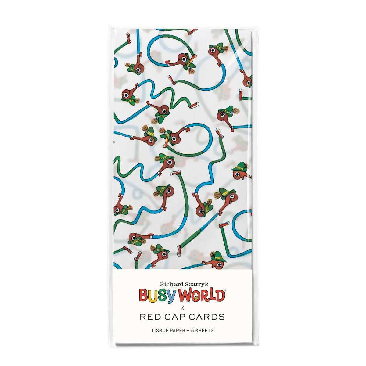 Tissue Paper - Lowly Worm - Red Cap Cards