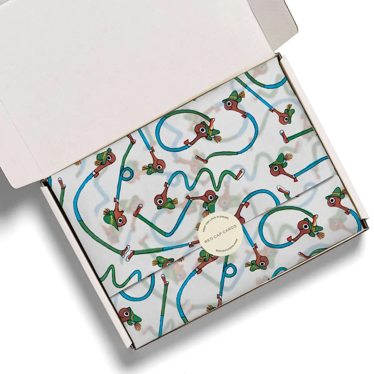 Tissue Paper - Lowly Worm - Red Cap Cards