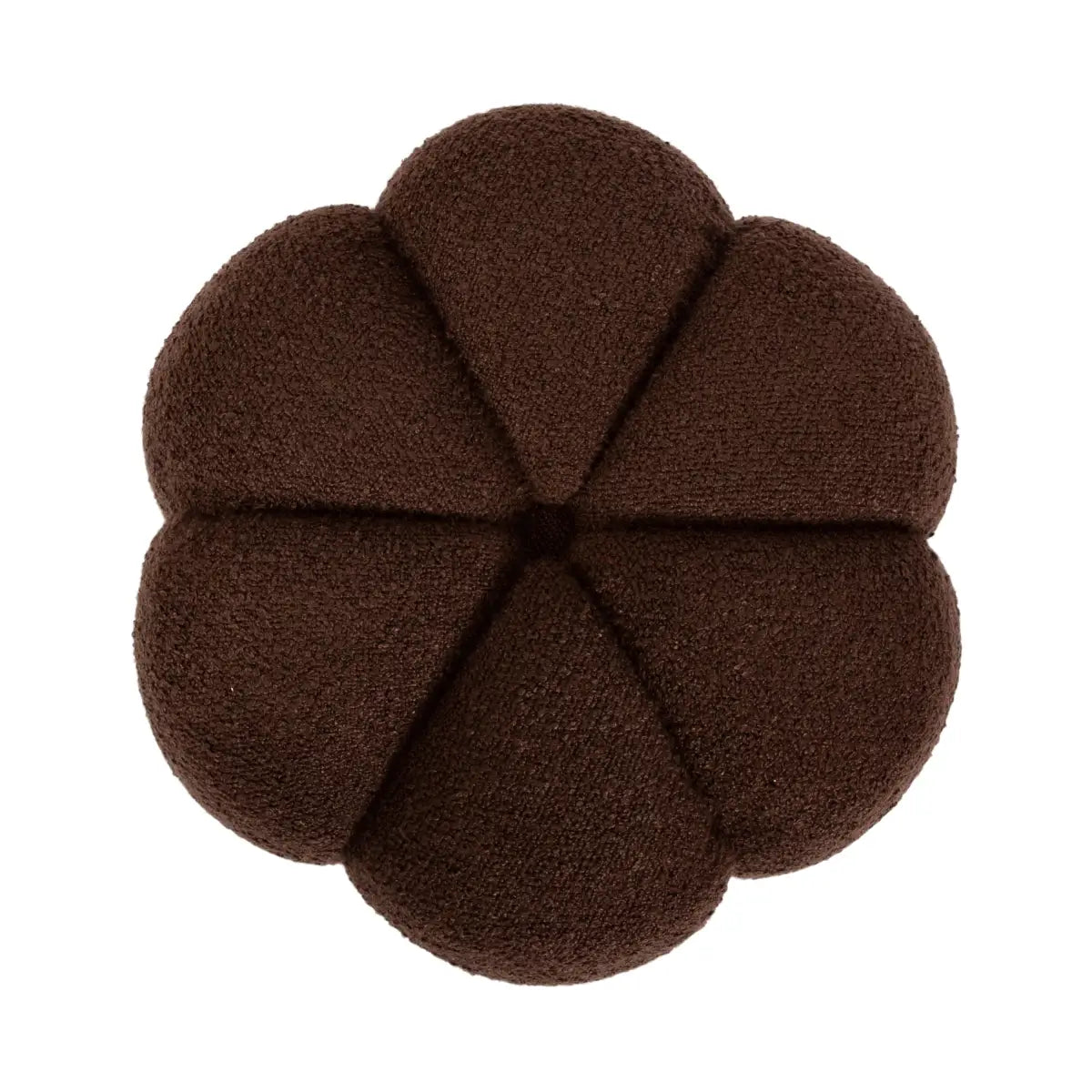 Lucida Round Tufted Ottoman Fabric and Wood - kateandlaurel