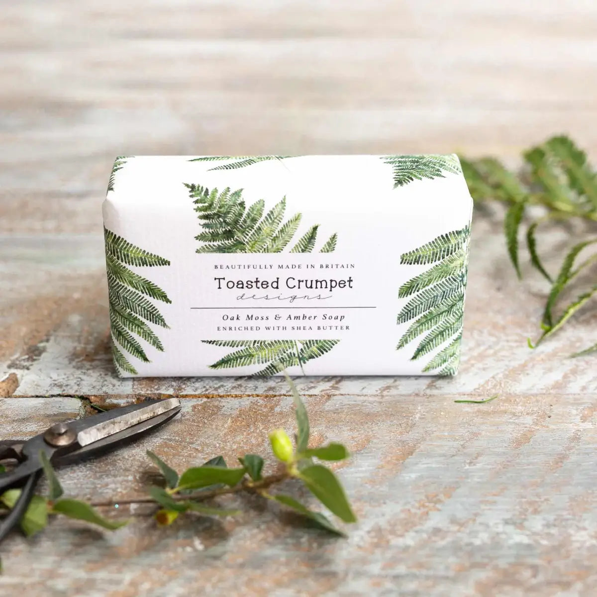 Luxury Bar Soap - Oak Moss & Amber - Toasted Crumpet (US Duties Paid)