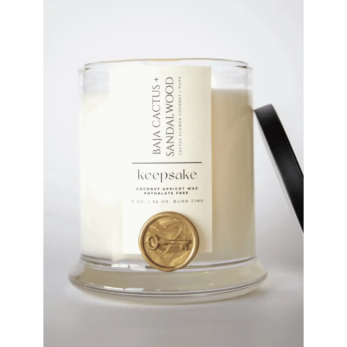 Luxury Candle - Baja Cactus + Sandalwood - Keepsake Candle | Curated