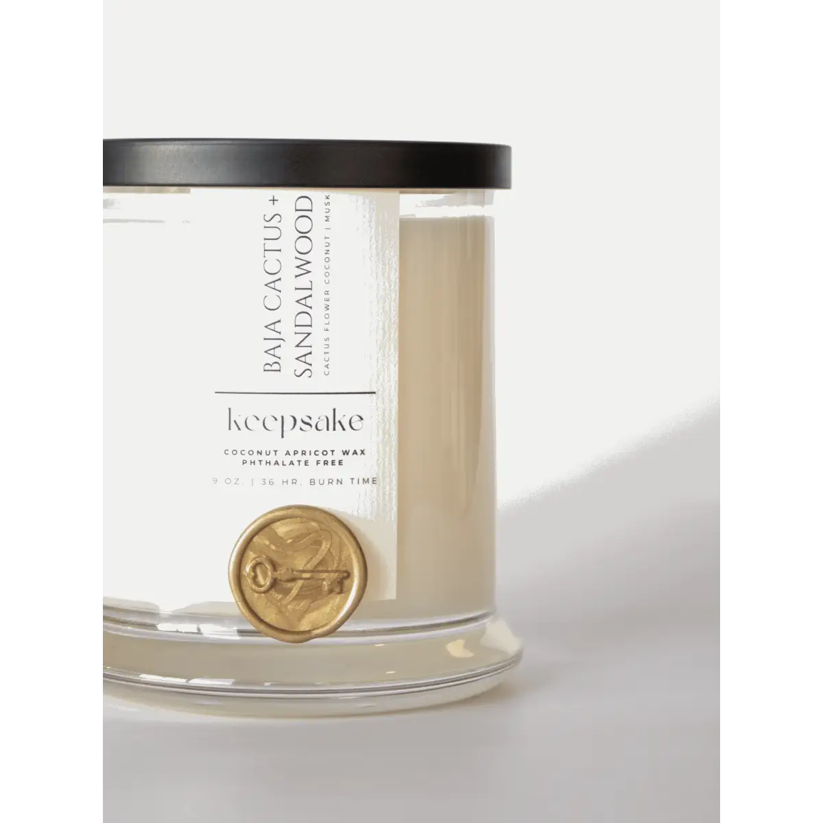 Luxury Candle - Baja Cactus + Sandalwood - Keepsake Candle | Curated