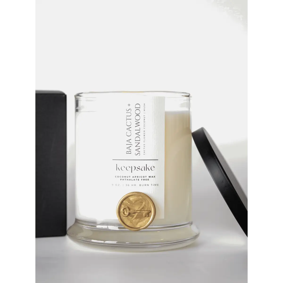 Luxury Candle - Baja Cactus + Sandalwood - Keepsake Candle | Curated