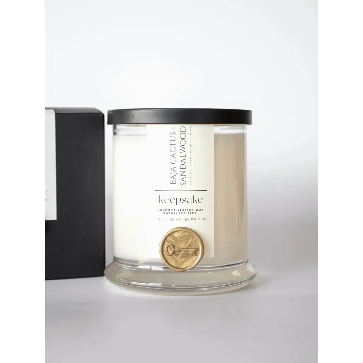 Luxury Candle - Baja Cactus + Sandalwood - Keepsake Candle | Curated