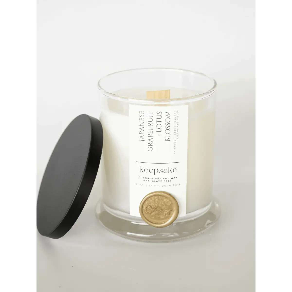 Luxury Candle - Japanese Grapefruit + Lotus Blossom - Keepsake Candle | Curated