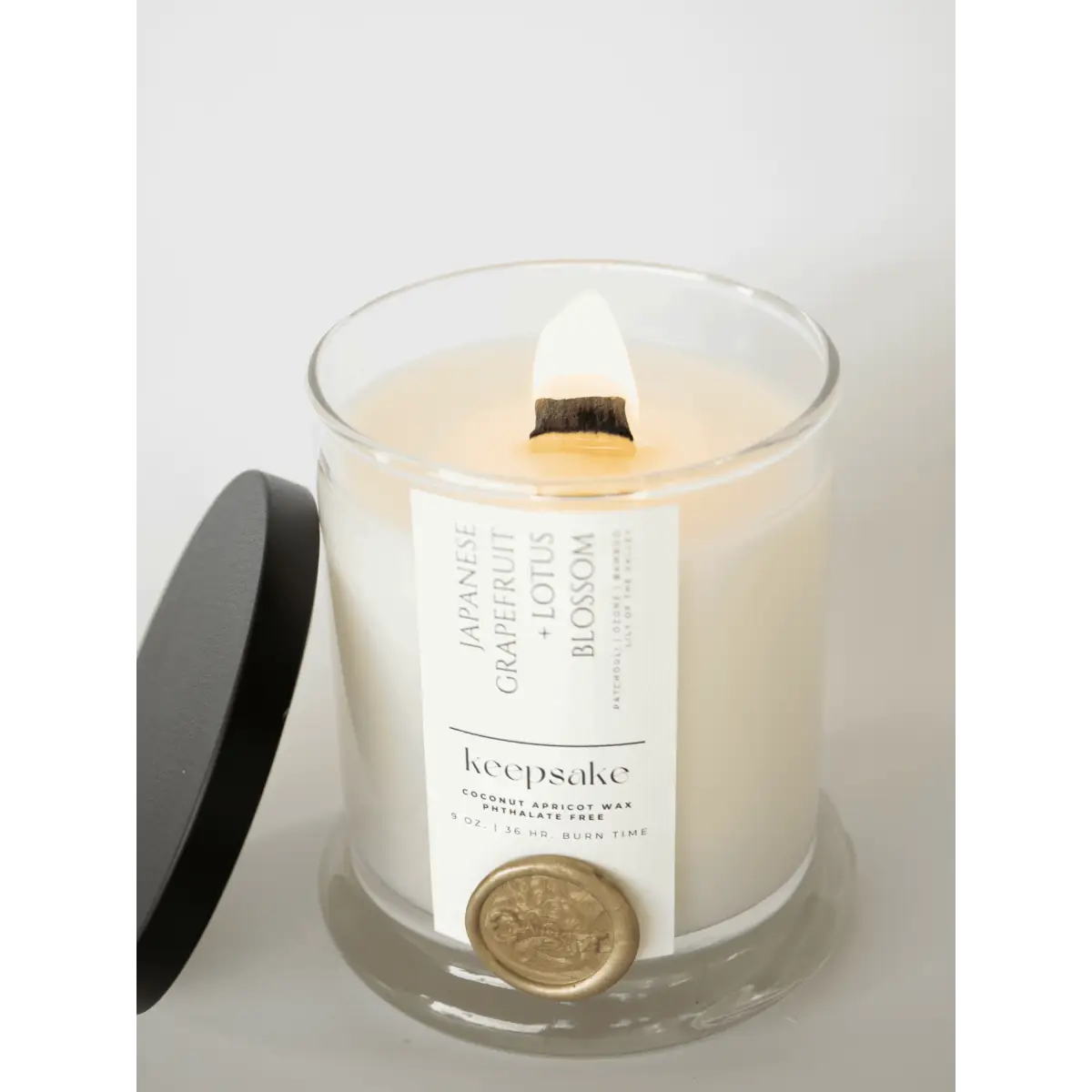 Luxury Candle - Japanese Grapefruit + Lotus Blossom - Keepsake Candle | Curated