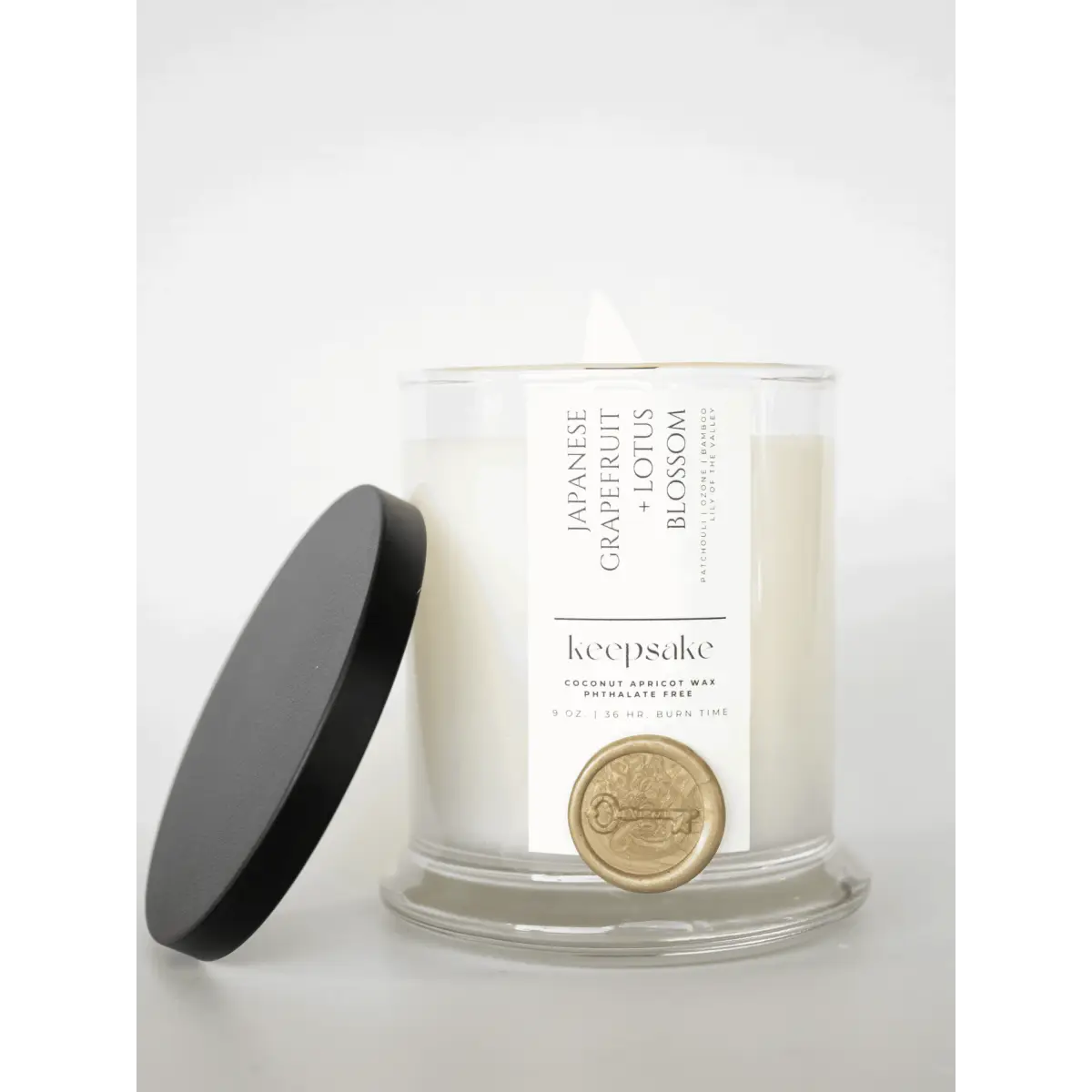 Luxury Candle - Japanese Grapefruit + Lotus Blossom - Keepsake Candle | Curated