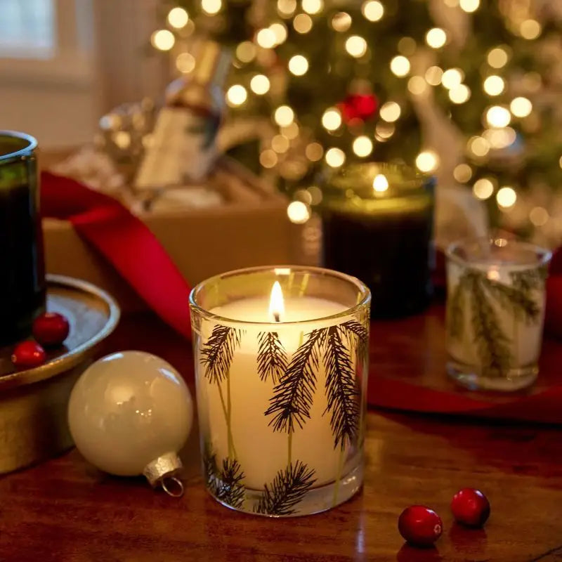 Luxury Candle in Pine Needle Glass - Frasier Fir - THYMES