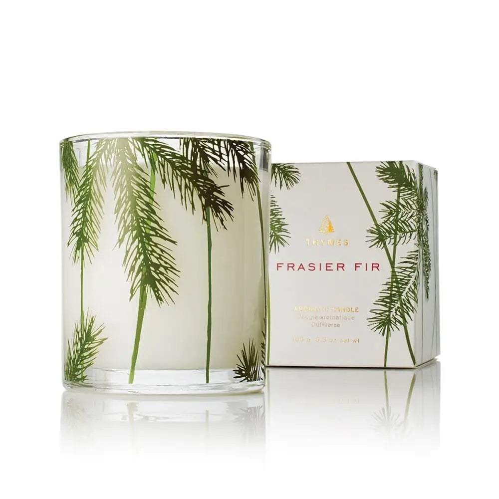 Luxury Candle in Pine Needle Glass - Frasier Fir - THYMES