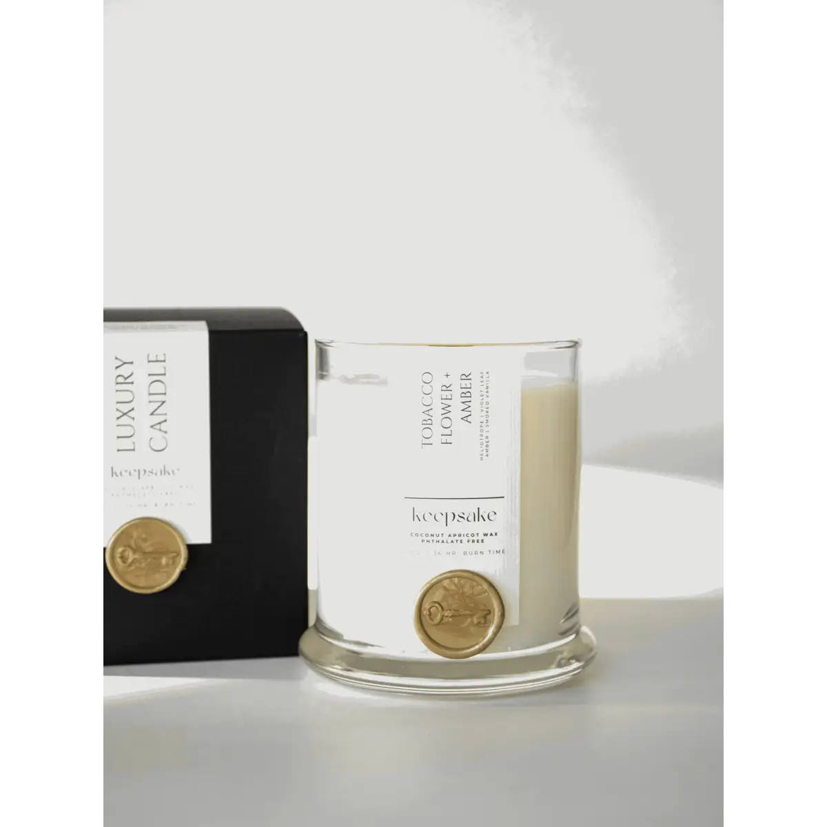 Luxury Candle - Tobacco Flower + Amber - Keepsake Candle | Curated