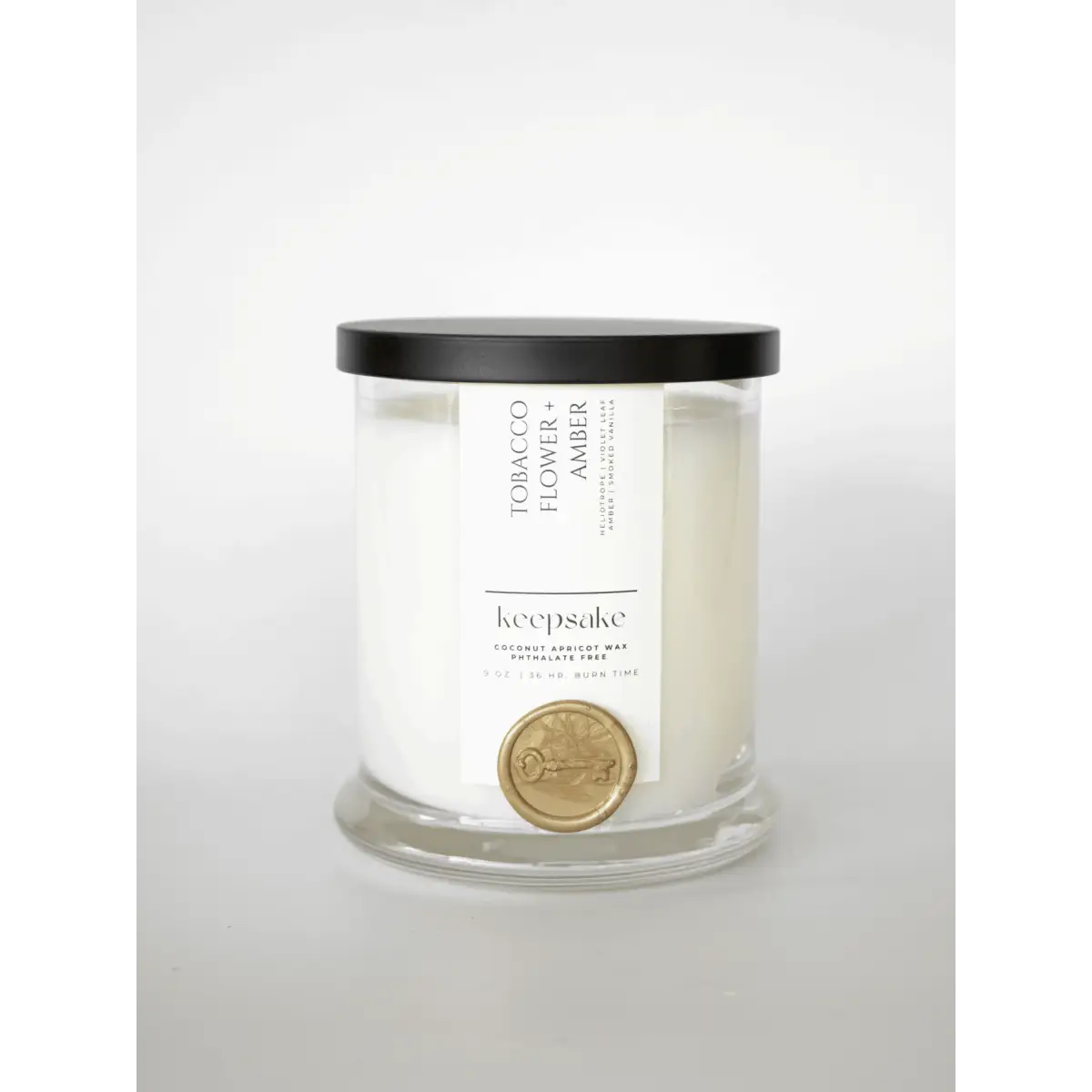 Luxury Candle - Tobacco Flower + Amber - Keepsake Candle | Curated