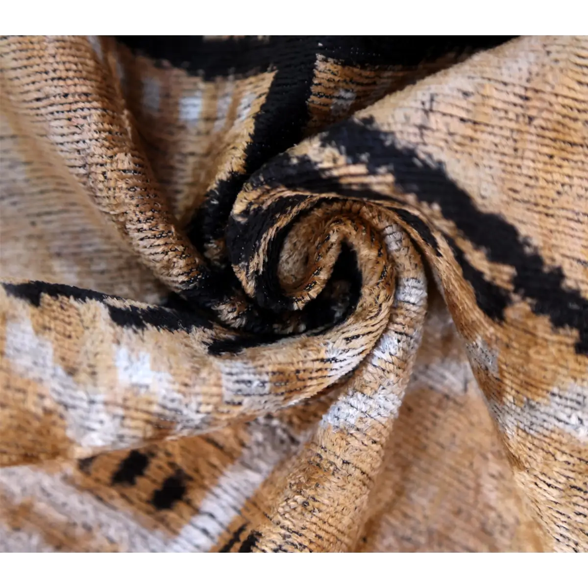 Luxury Earth-Tone Silk Velvet Throw Pillow 16x24 – Handmade Tribal Modern Geometric Lumbar - Canvello